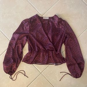 UO floral blouse